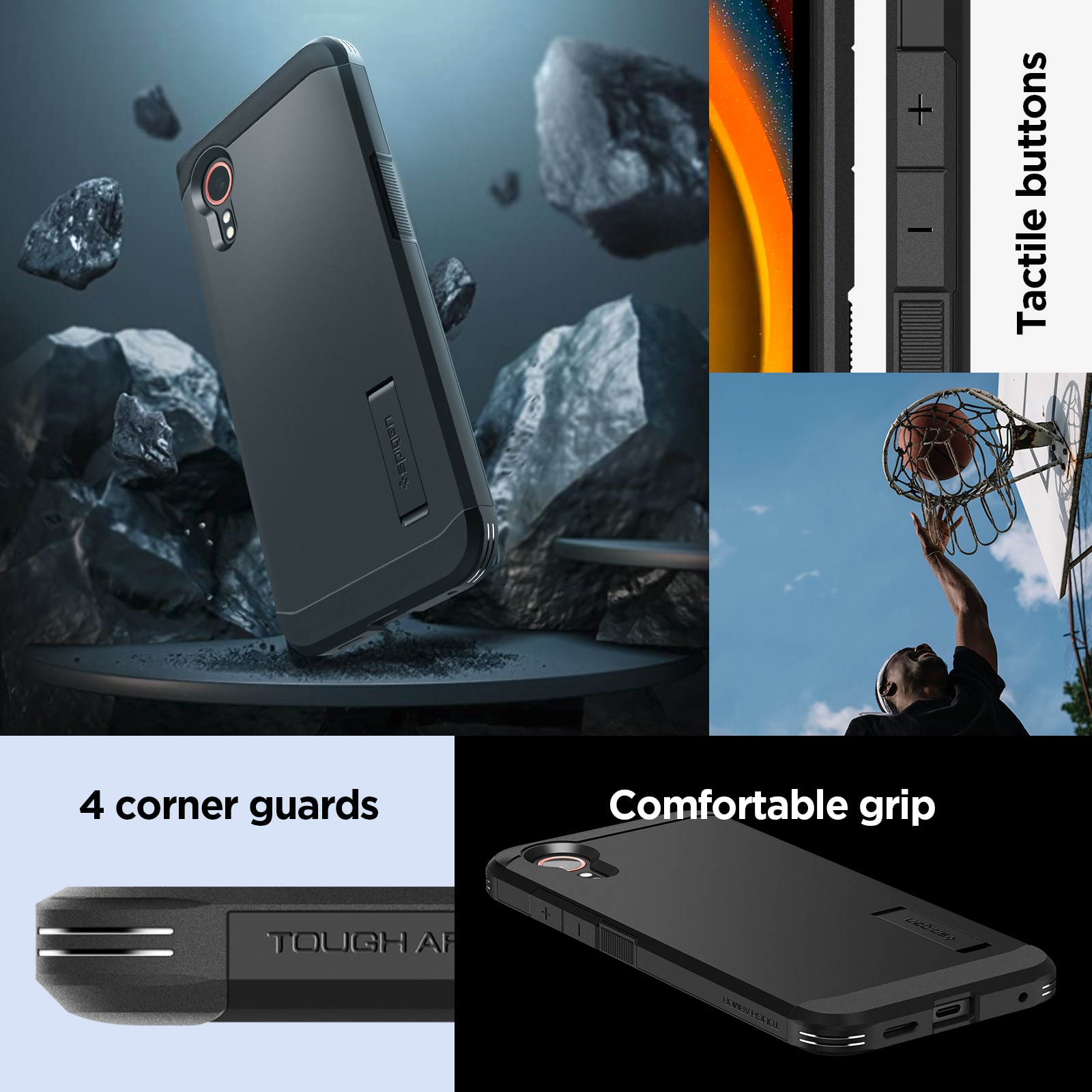 Funda Tough Armor Samsung Galaxy Xcover 7 Black