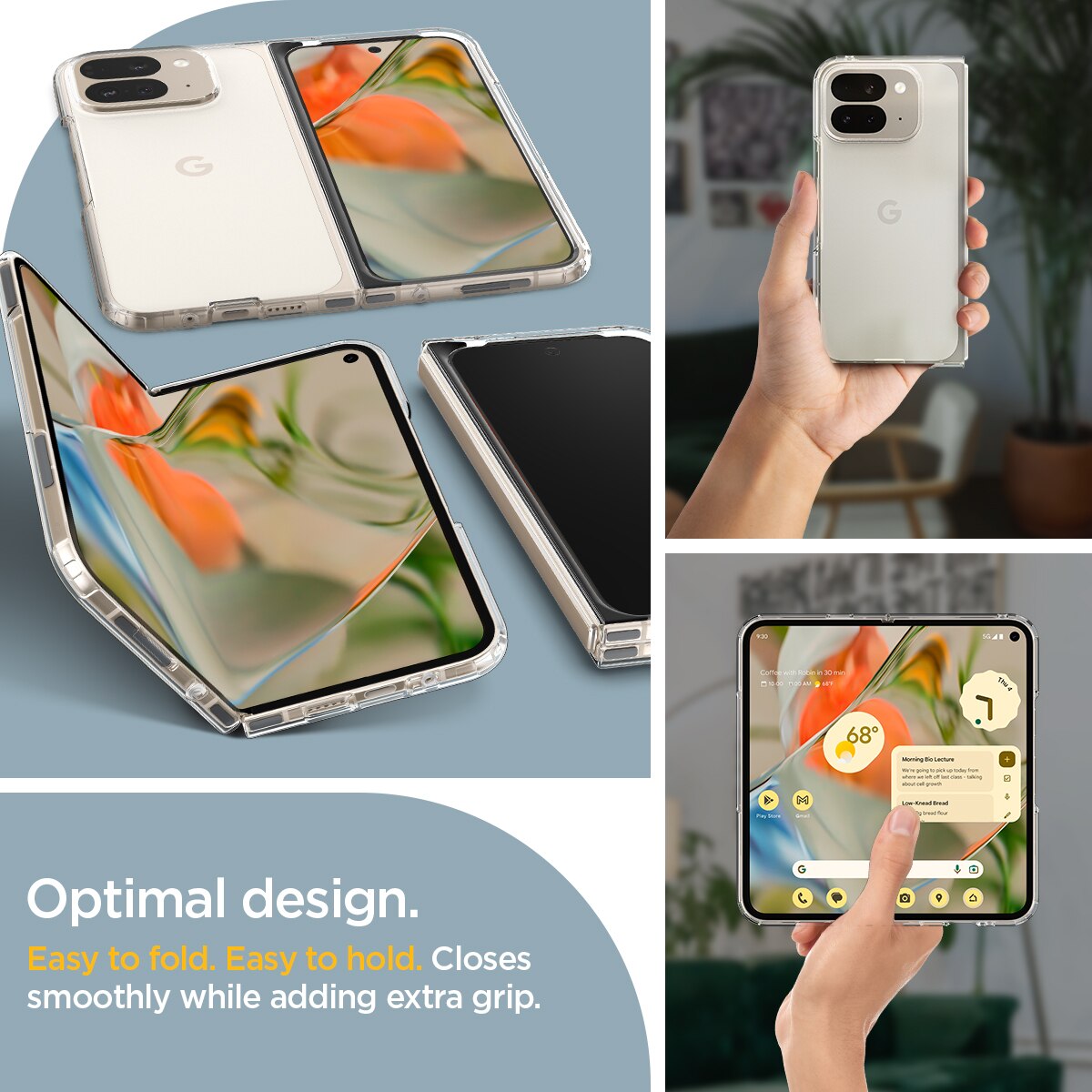 Funda Ultra Hybrid Google Pixel 9 Pro Fold Crystal Clear