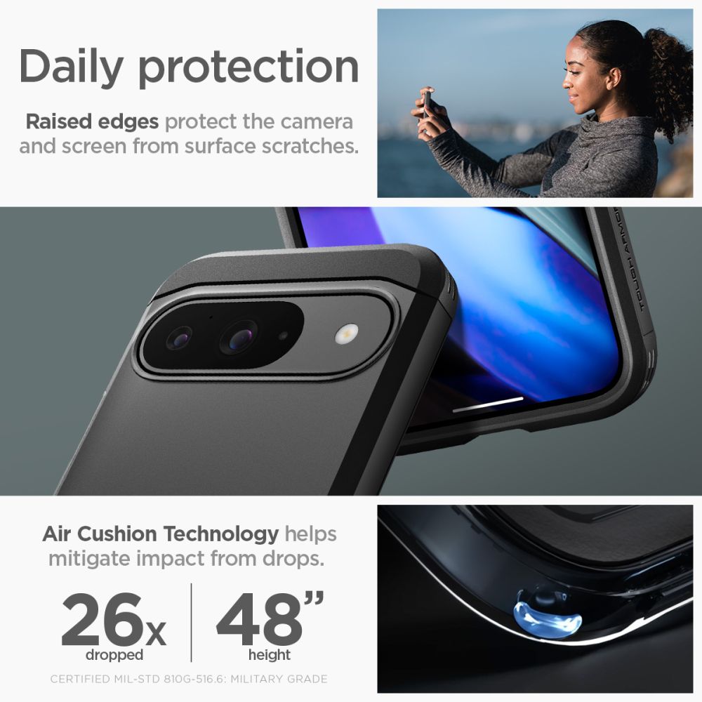 Funda Tough Armor Google Pixel 9 Black