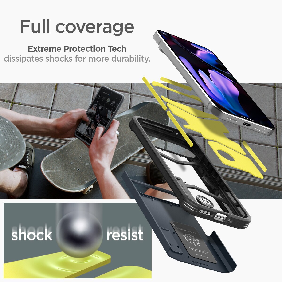 Funda Tough Armor Google Pixel 9 Pro XL Metal Slate