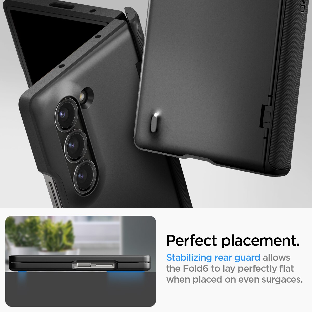 Funda Slim Armor Pro Samsung Galaxy Z Fold 6 Black