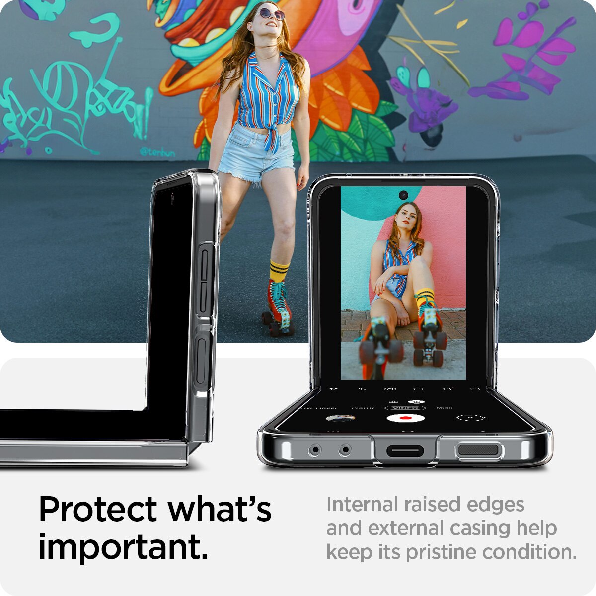 Funda AirSkin Samsung Galaxy Z Flip 6 Crystal Clear