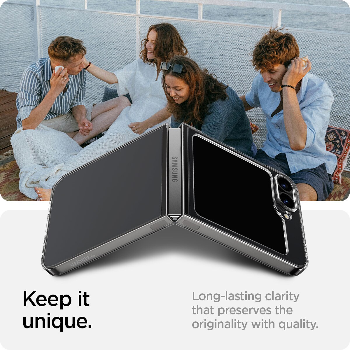 Funda AirSkin Samsung Galaxy Z Flip 6 Crystal Clear