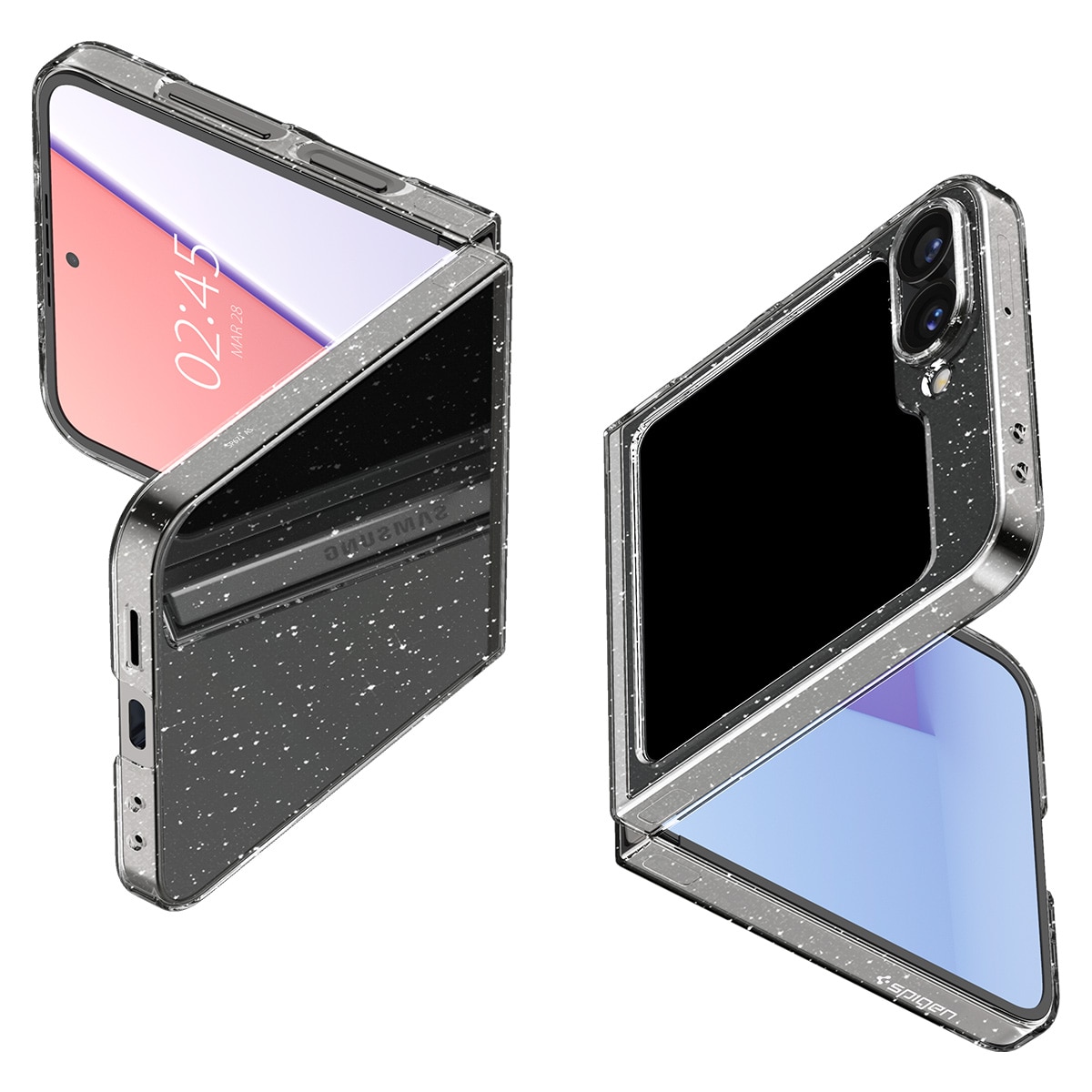 Funda AirSkin Samsung Galaxy Z Flip 6 Crystal Quartz Glitter