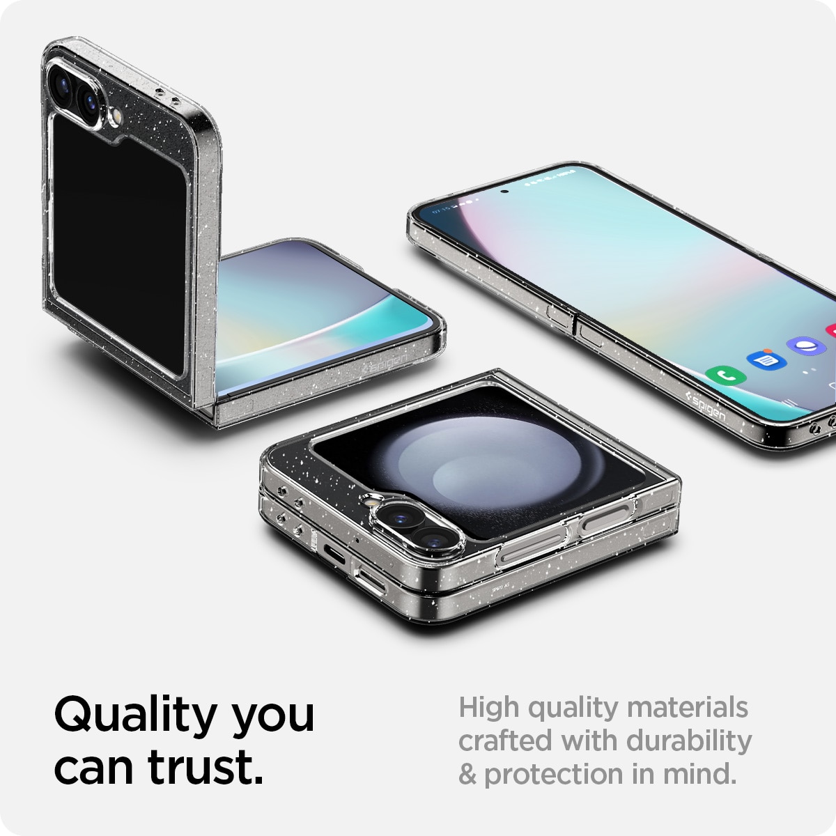 Funda AirSkin Samsung Galaxy Z Flip 6 Crystal Quartz Glitter