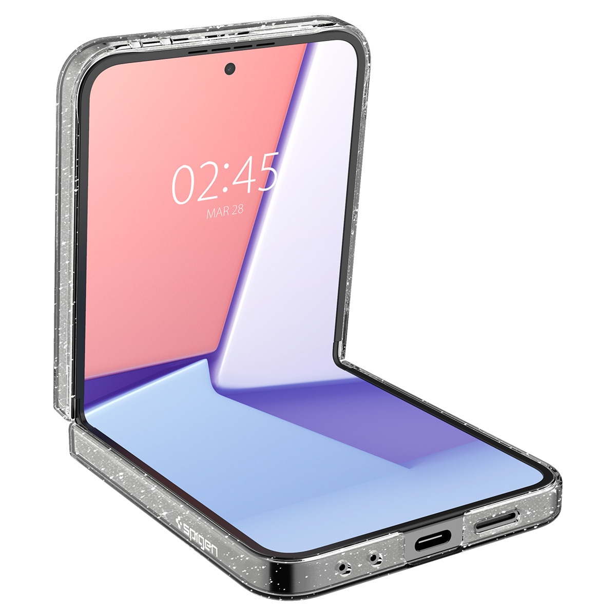 Funda AirSkin Samsung Galaxy Z Flip 6 Crystal Quartz Glitter