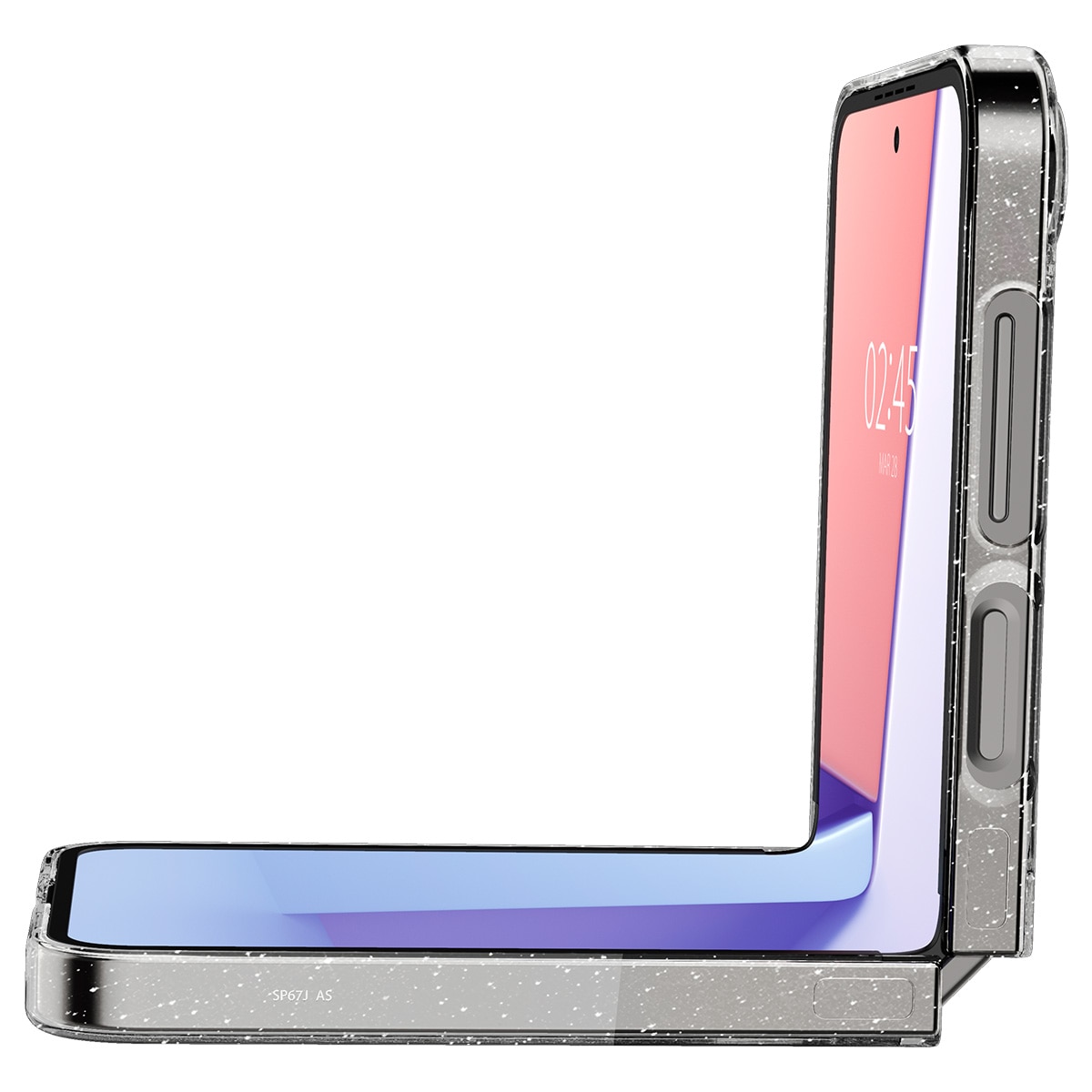 Funda AirSkin Samsung Galaxy Z Flip 6 Crystal Quartz Glitter