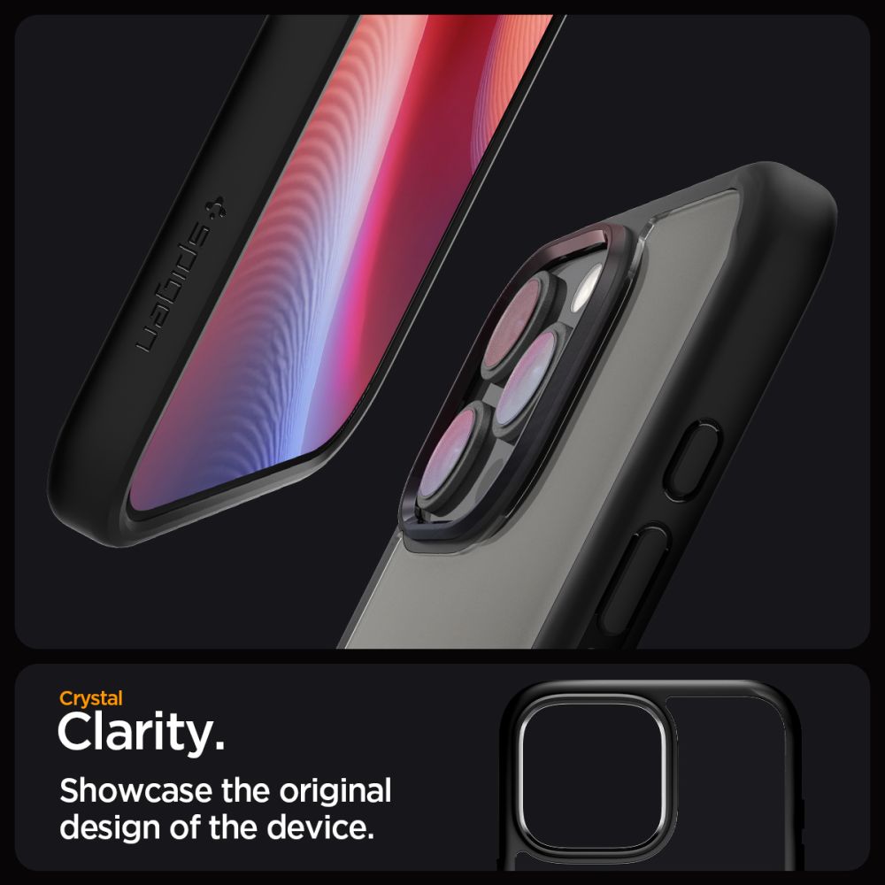 Funda Ultra Hybrid iPhone 16 Pro Max Matte Black