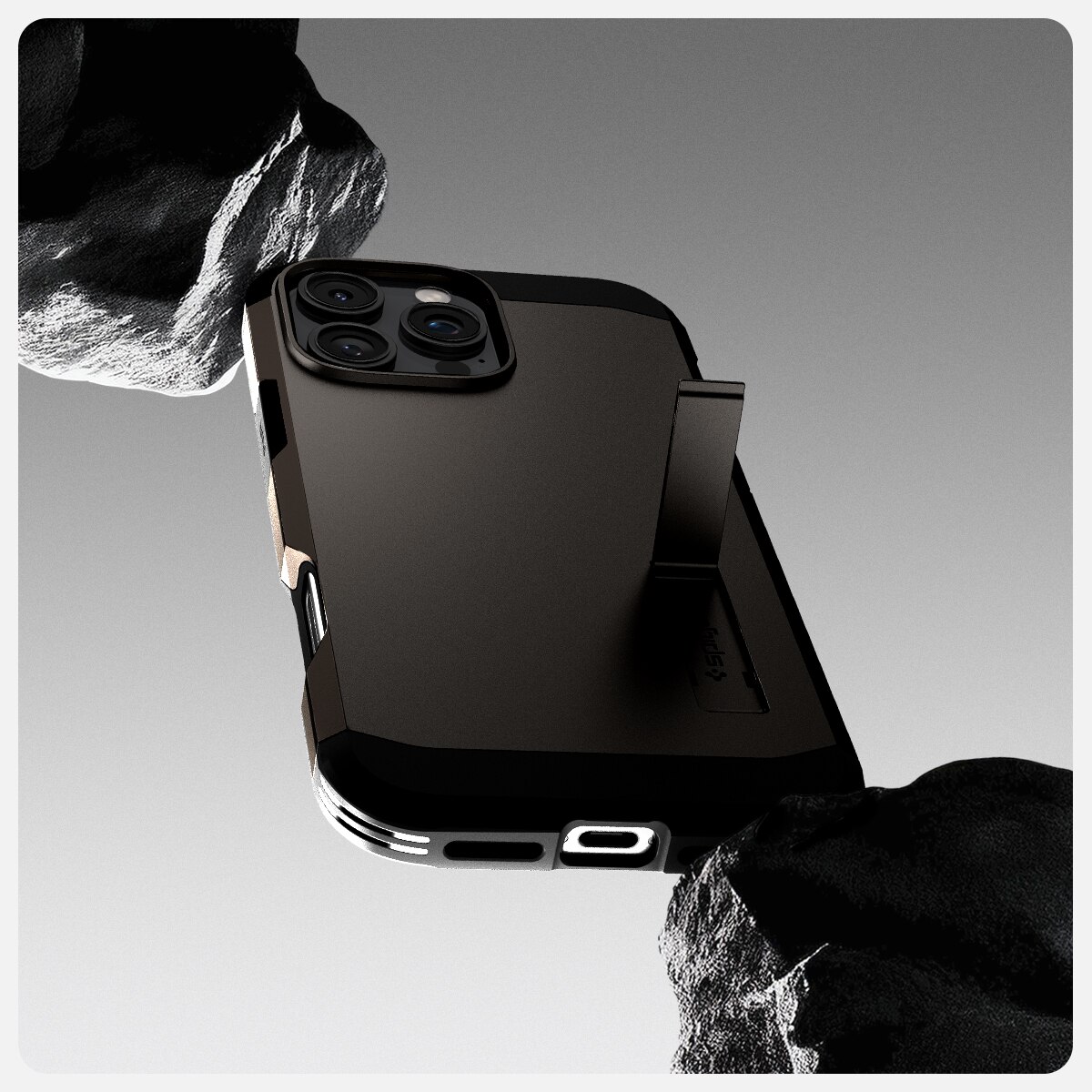 Funda Tough Armor MagSafe iPhone 16 Pro Max Gunmetal