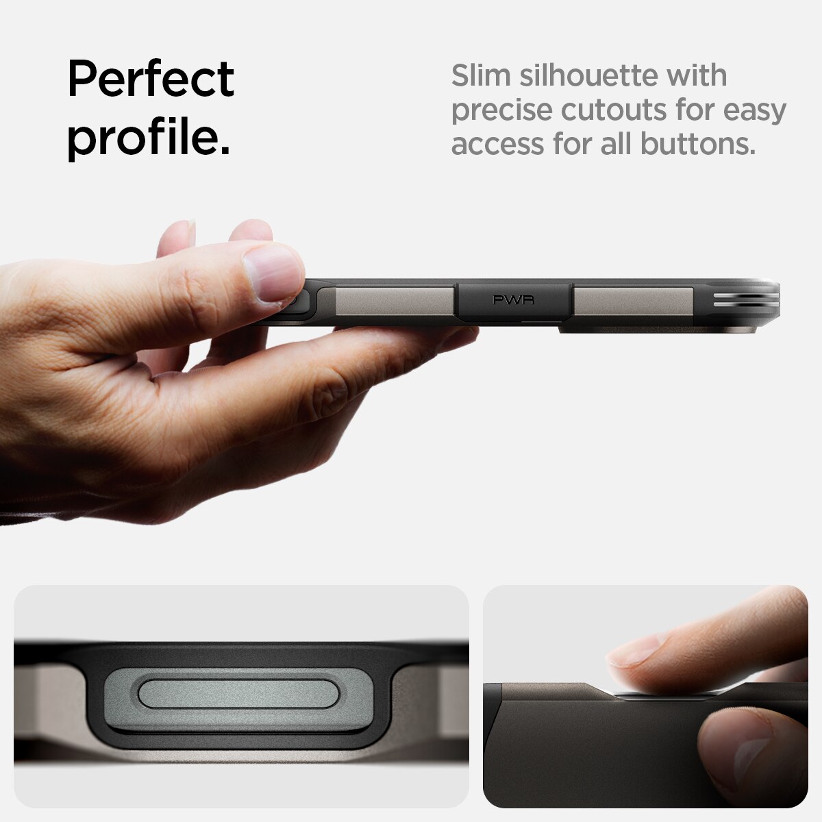 Funda Tough Armor MagSafe iPhone 16 Pro Max Gunmetal
