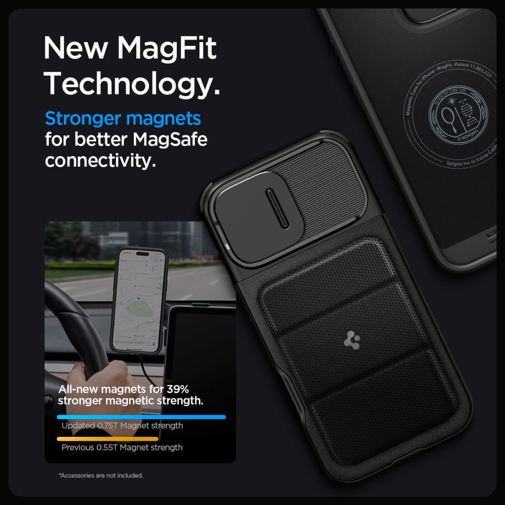 Optik Armor MagSafe iPhone 16 Pro Max Black