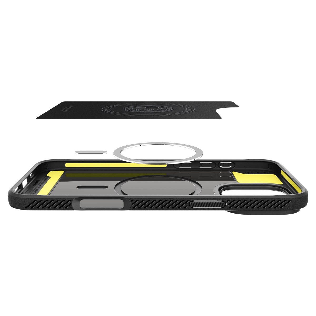 Funda Rugged Armor MagSafe iPhone 16 Pro Black