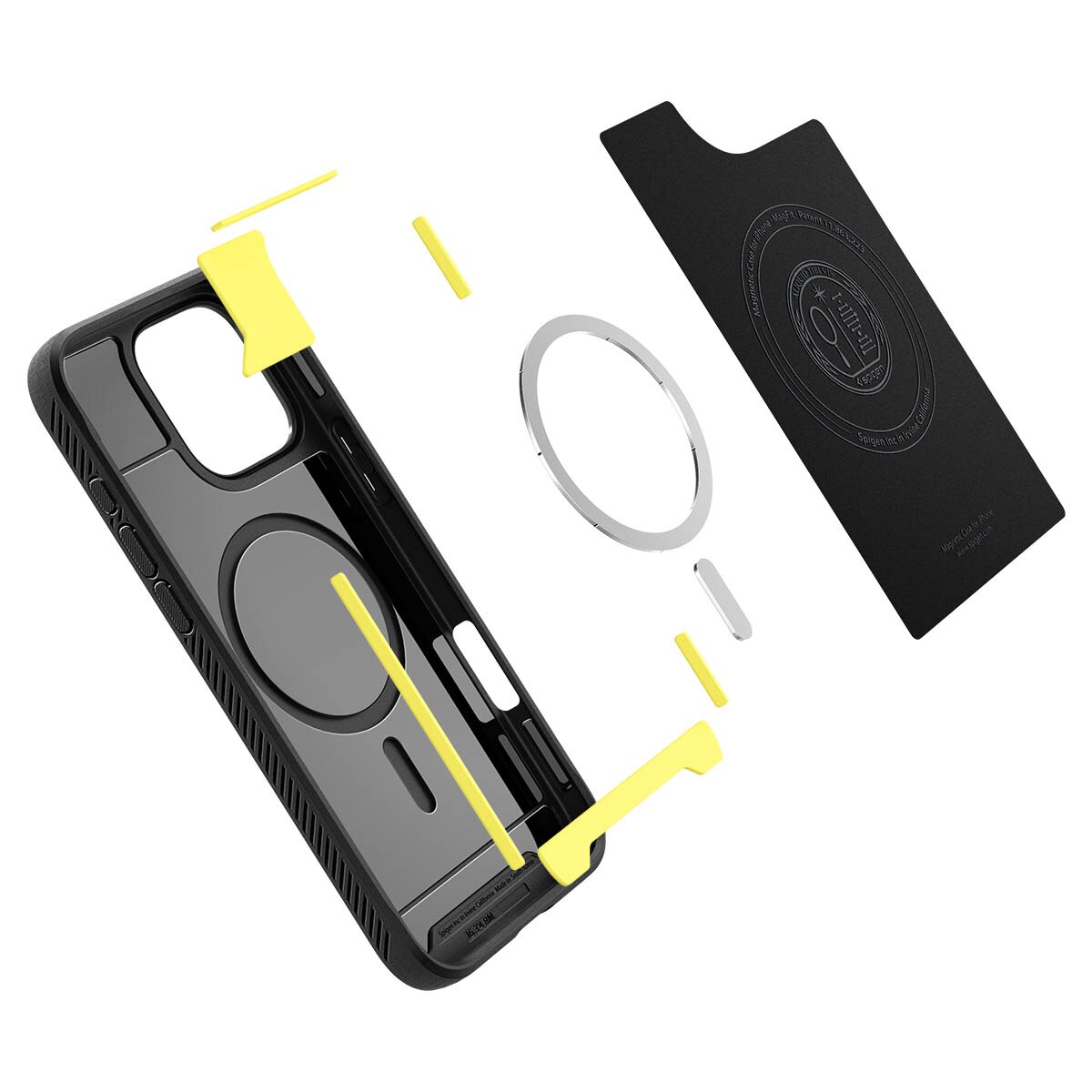 Funda Rugged Armor MagSafe iPhone 16 Pro Black