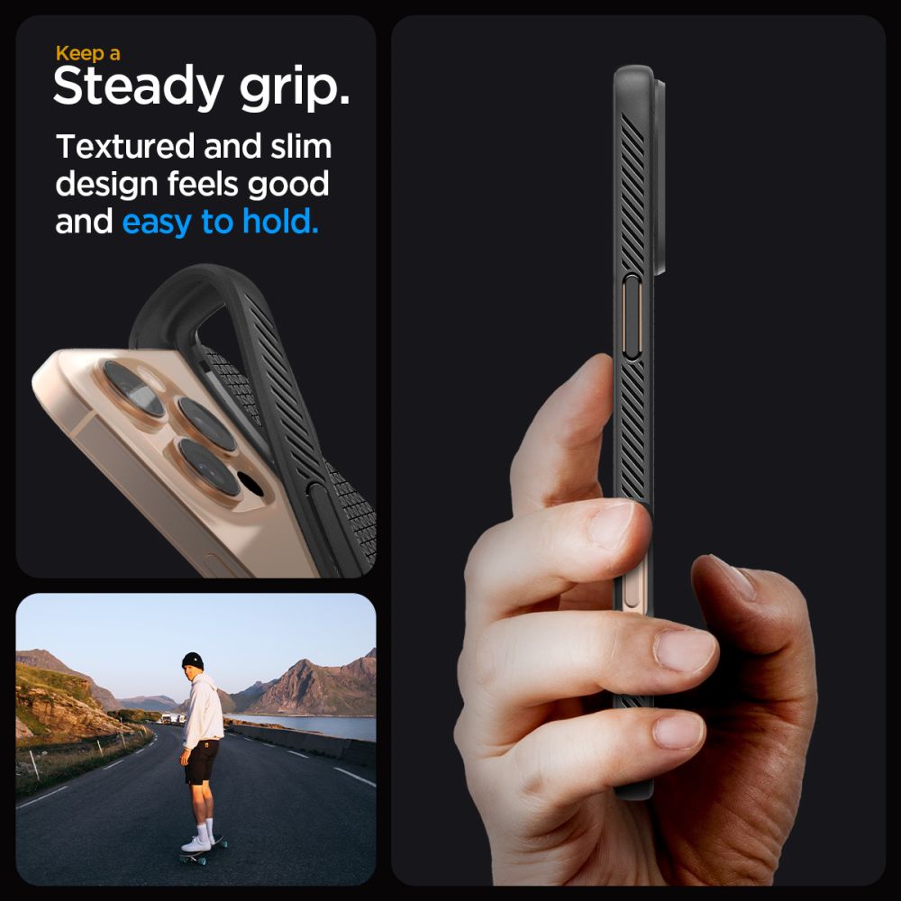 Funda Liquid Air iPhone 16 Pro Matte Black