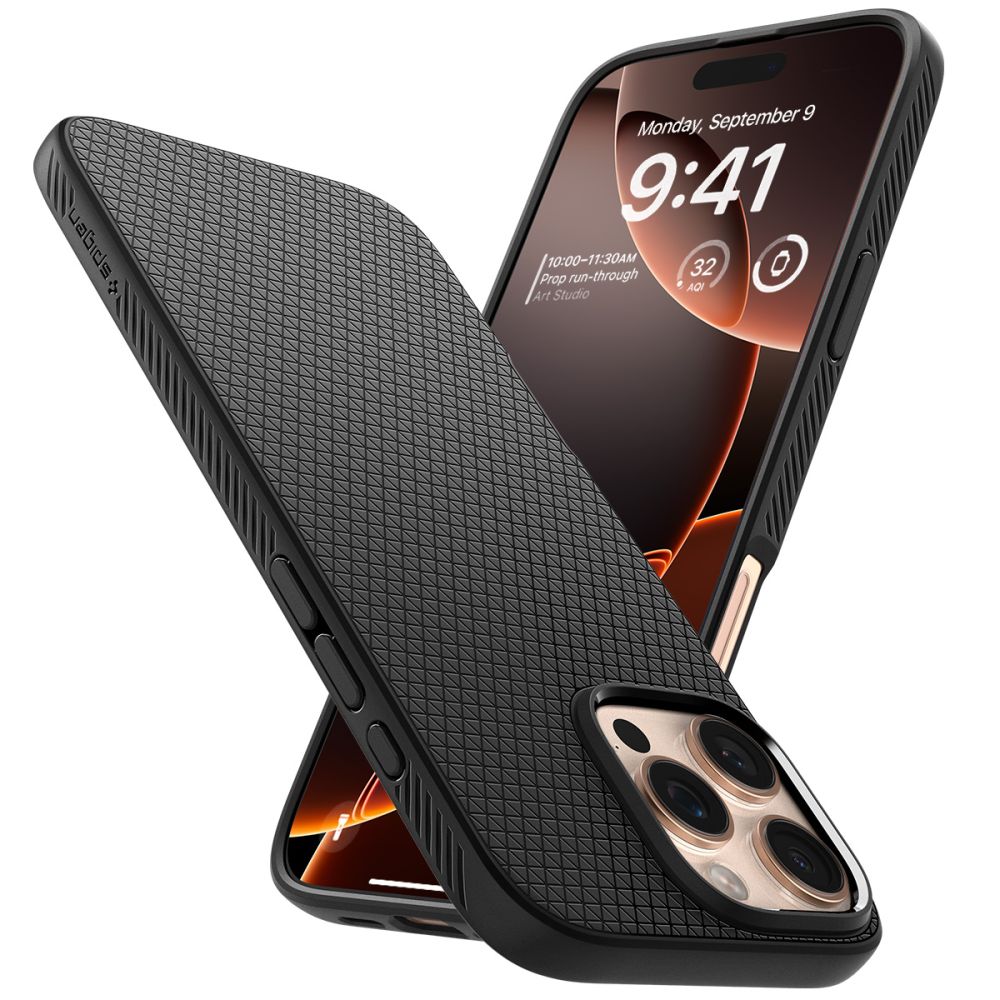 Funda Liquid Air iPhone 16 Pro Matte Black