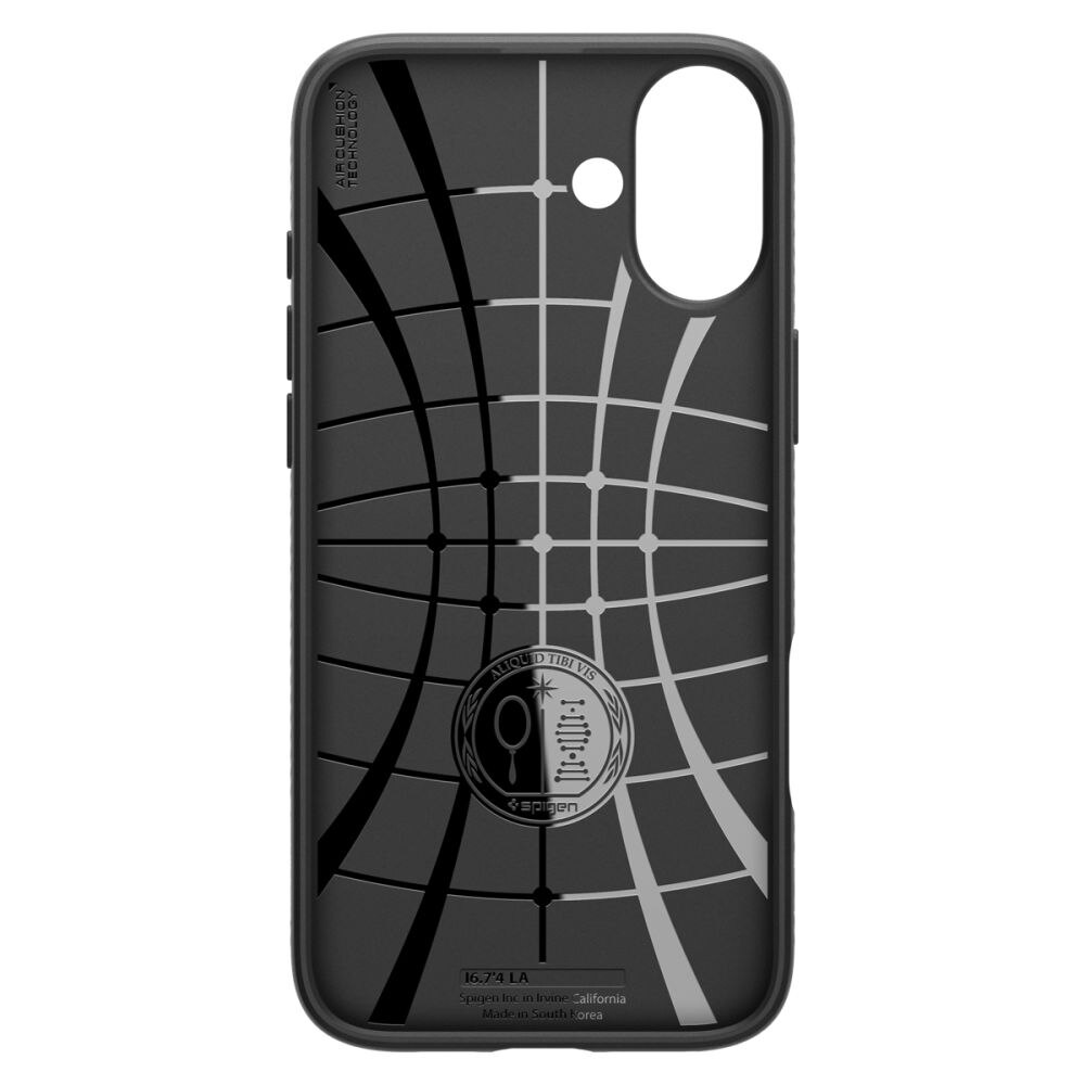 Funda Liquid Air iPhone 16 Plus Matte Black