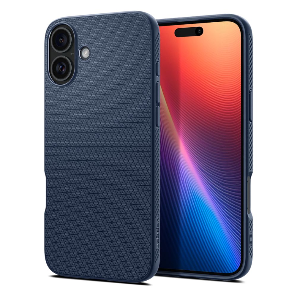 Funda Liquid Air iPhone 16 Navy Blue