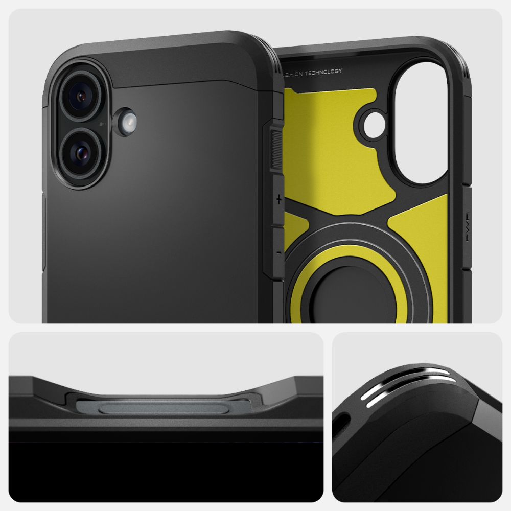 Funda Tough Armor MagSafe iPhone 16 Black