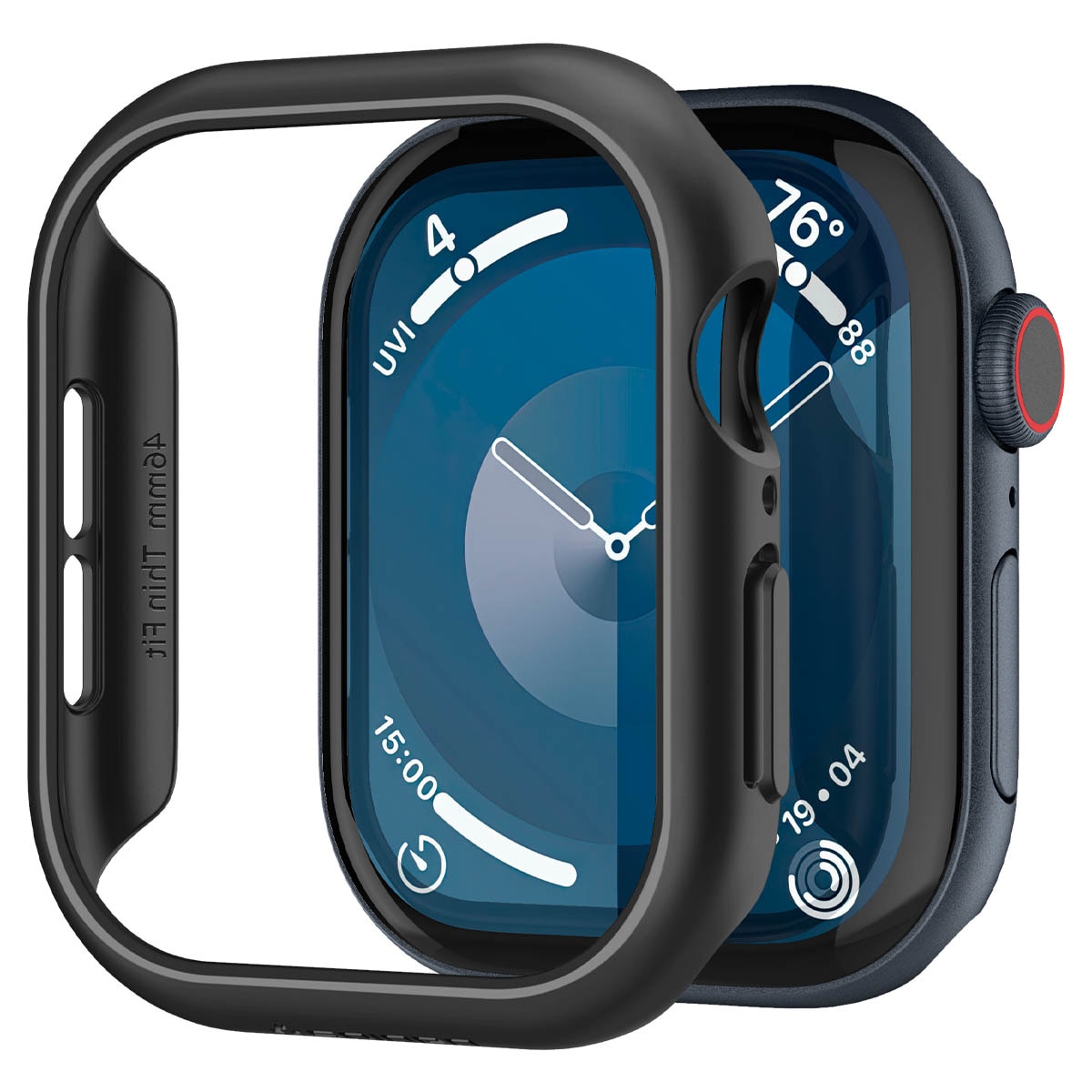 Funda Thin Fit Apple Watch Series 10 46mm Black