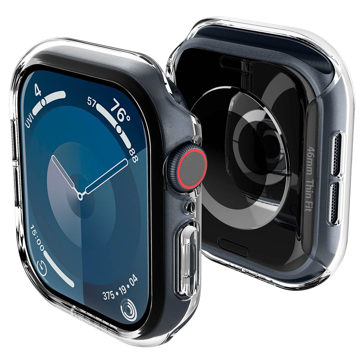 Funda Thin Fit Apple Watch Series 10 46mm Crystal Clear
