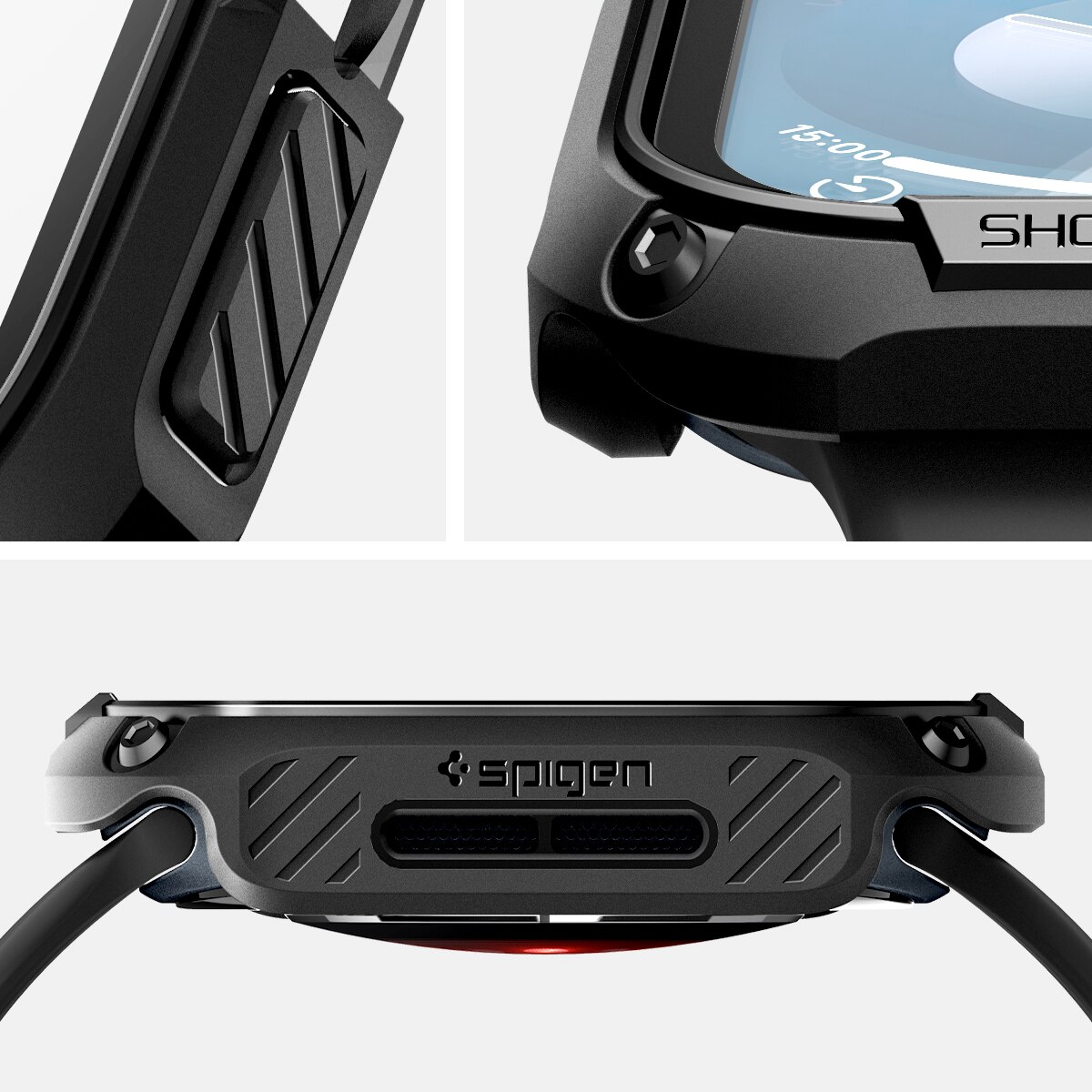 Funda Tough Armor Apple Watch Series 10 46mm Black
