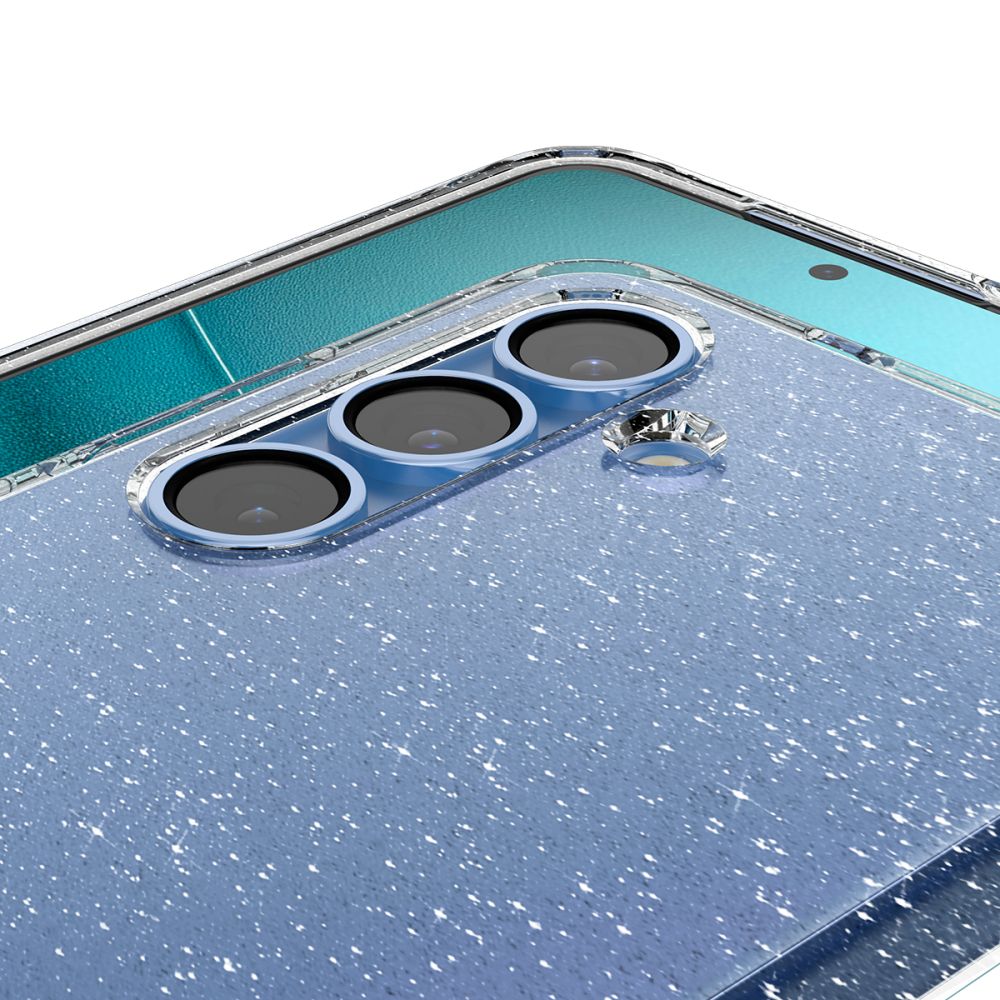 Funda Liquid Crystal Samsung Galaxy S25 Plus Crystal Glitter Clear