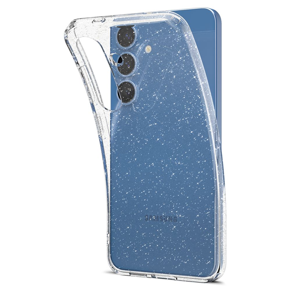 Funda Liquid Crystal Samsung Galaxy S25 Plus Crystal Glitter Clear