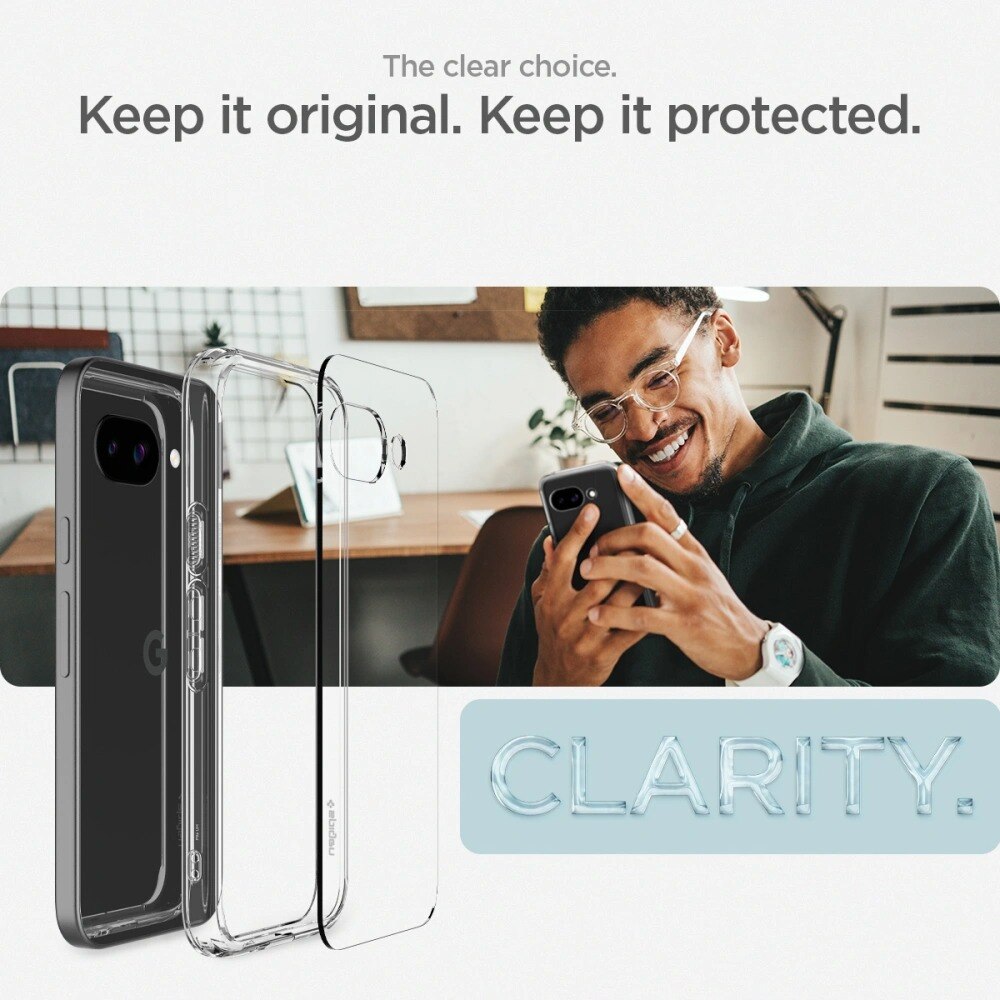 Funda Ultra Hybrid Google Pixel 9a Crystal Clear