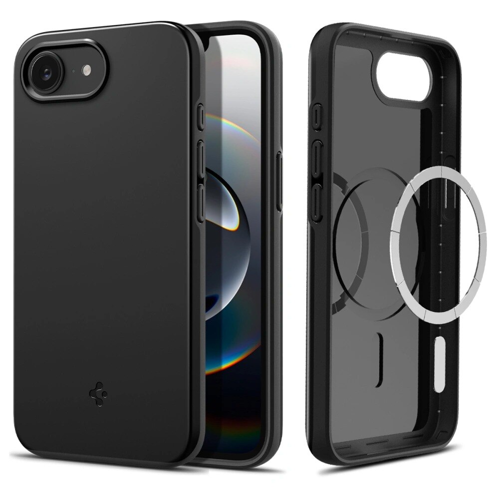 Funda Thin Fit MagSafe iPhone 16e Black