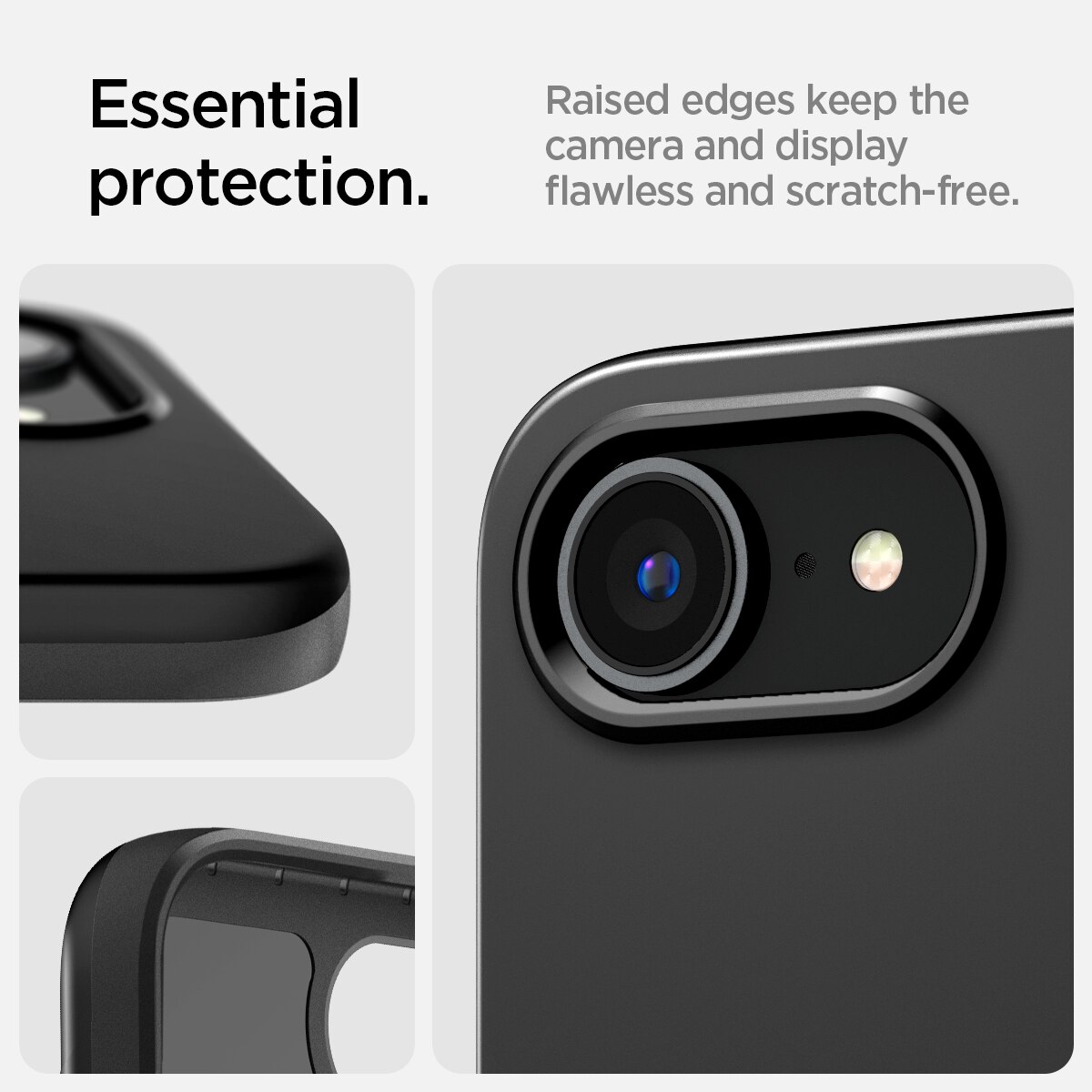 Funda Thin Fit MagSafe iPhone 16e Black