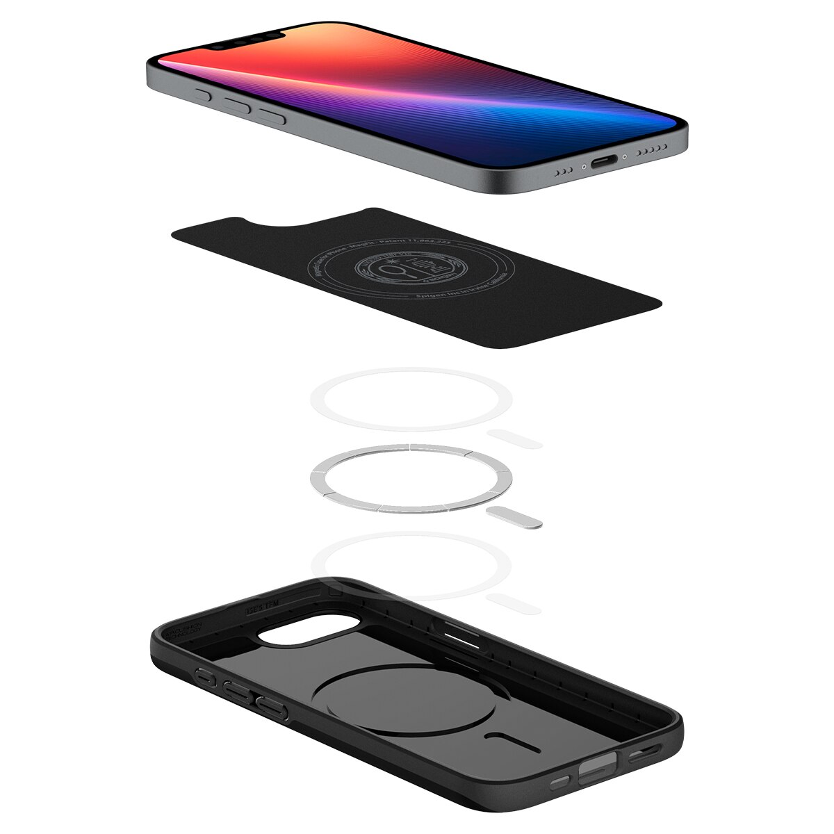 Funda Thin Fit MagSafe iPhone 16e Black