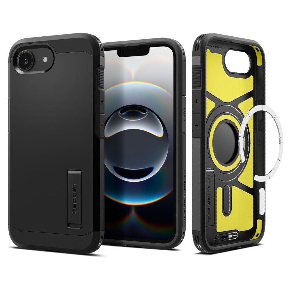 Funda Tough Armor MagSafe iPhone 16e Black