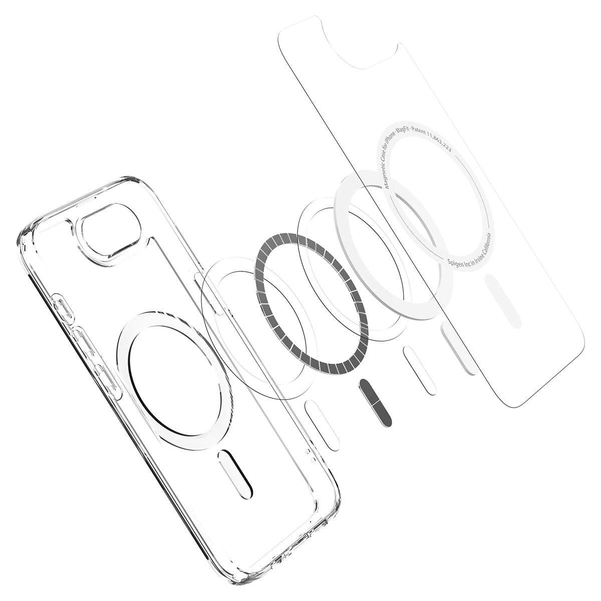 Funda Ultra Hybrid MagSafe iPhone 16e White