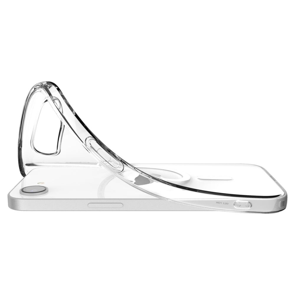 Funda Liquid Crystal MagSafe iPhone 16e Clear White