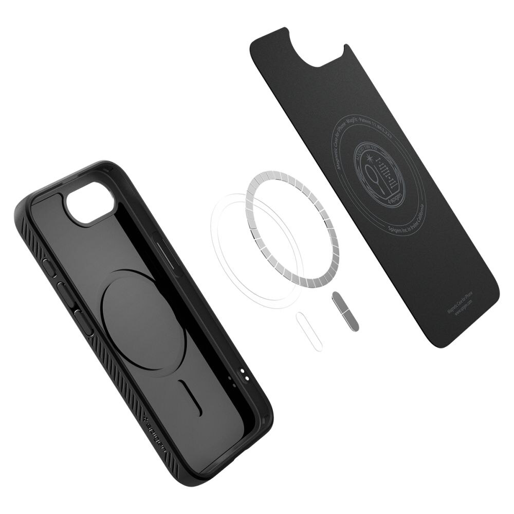 Funda Liquid Air MagSafe iPhone 16e Matte Black