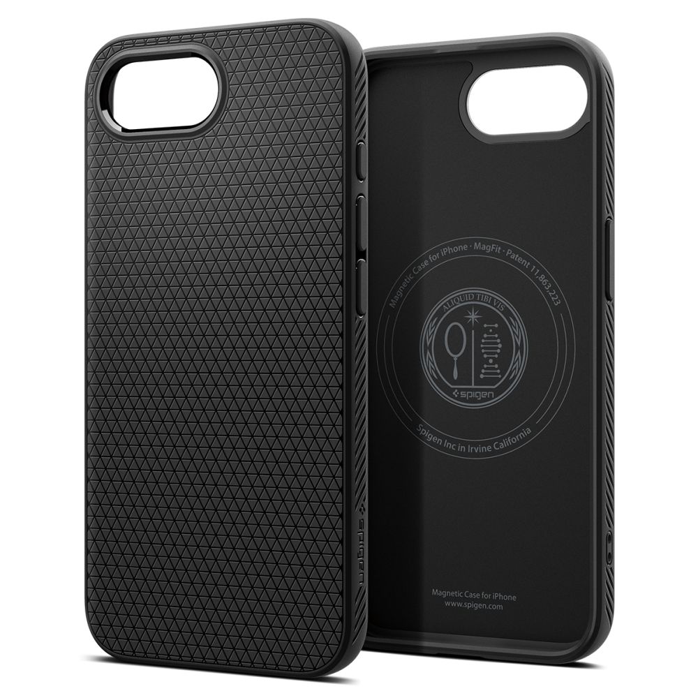 Funda Liquid Air MagSafe iPhone 16e Matte Black