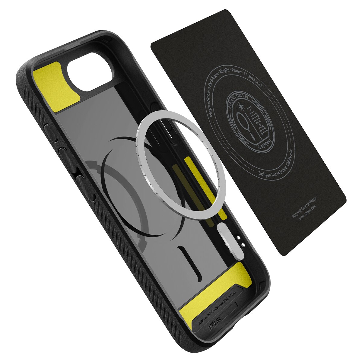 Funda Rugged Armor MagSafe iPhone 16e Black