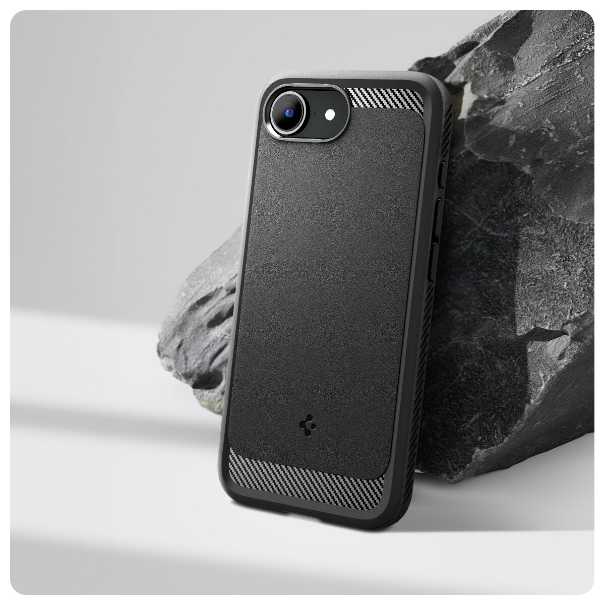 Funda Rugged Armor MagSafe iPhone 16e Black