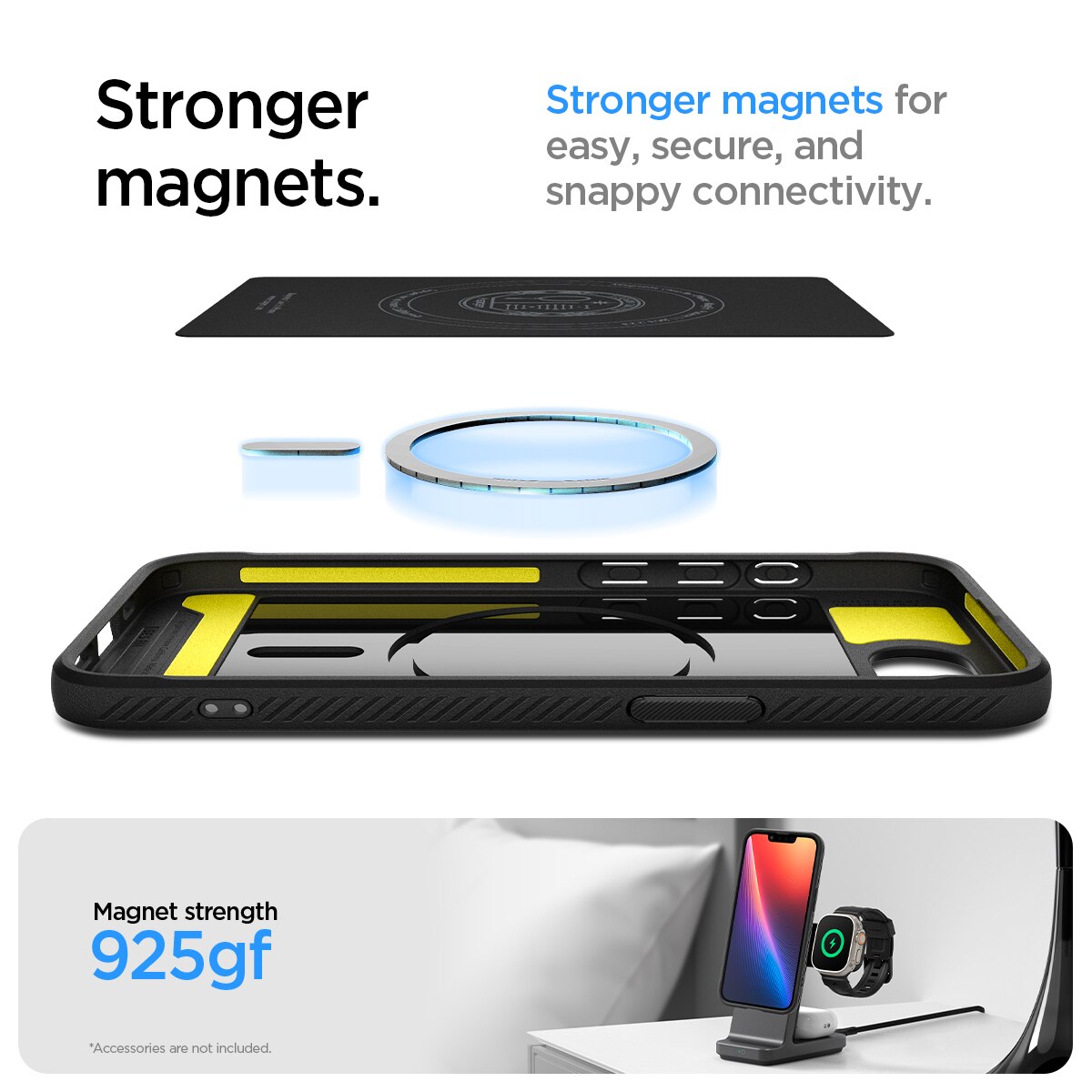 Funda Rugged Armor MagSafe iPhone 16e Black