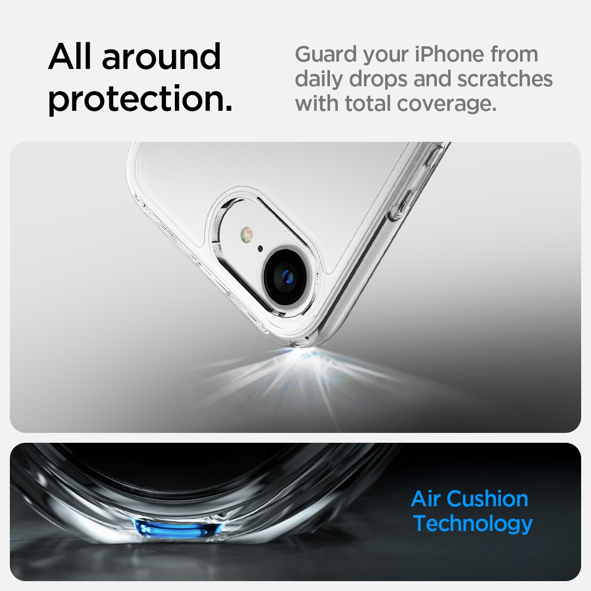 Funda Ultra Hybrid iPhone 16e Crystal Clear