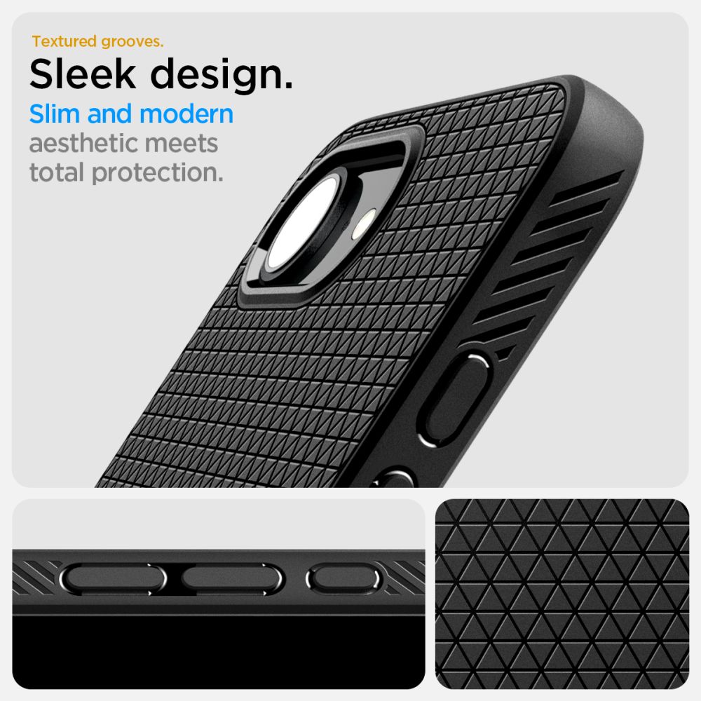 Funda Liquid Air iPhone 16e Matte Black