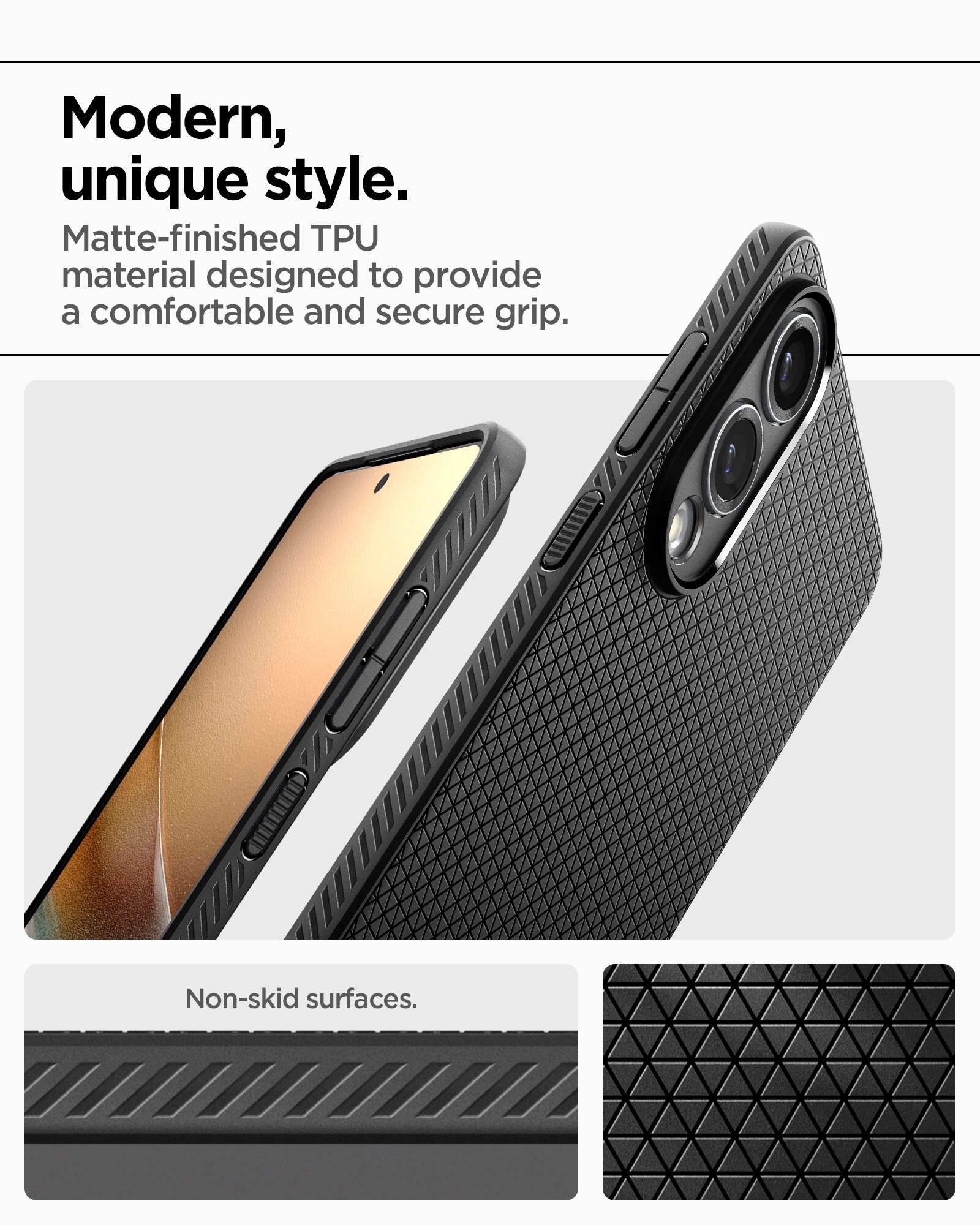 Funda Liquid Air Samsung Galaxy S25 Edge Matte Black