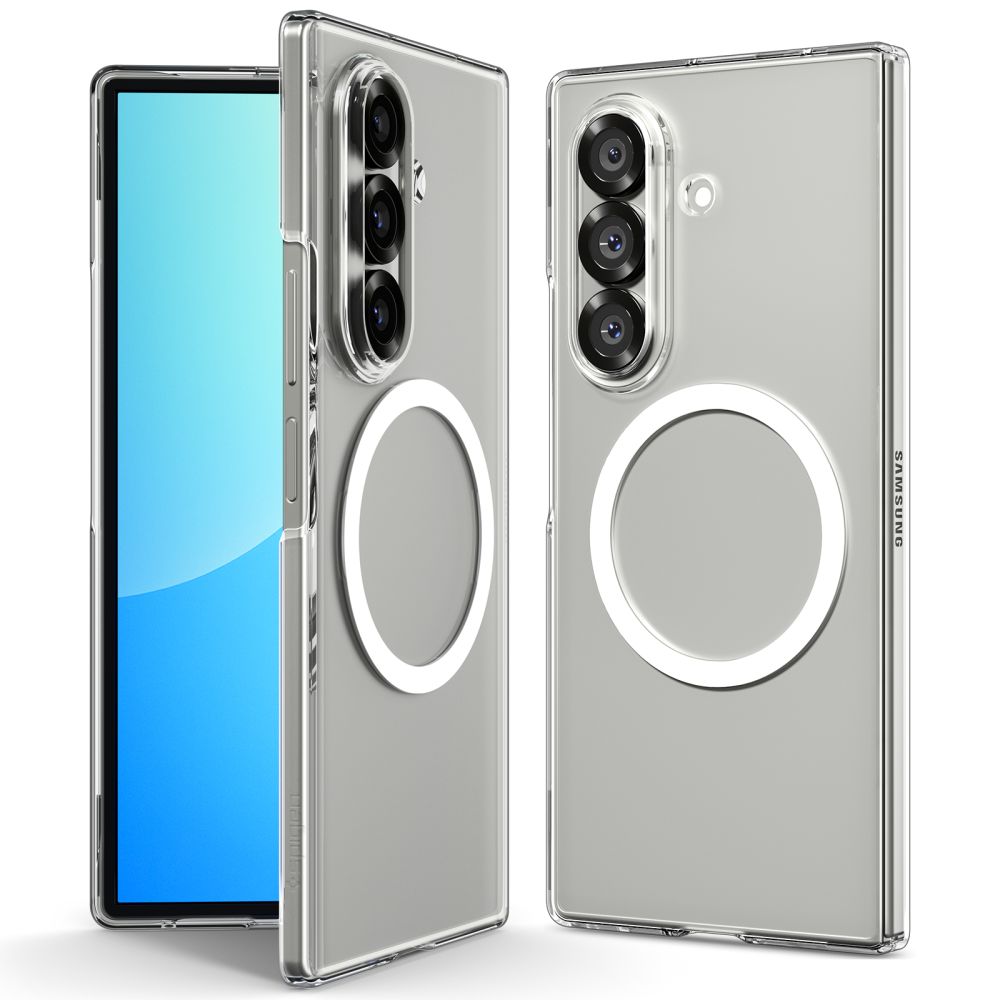 Funda AirSkin MagSafe Samsung Galaxy Z Fold 7 Clear White