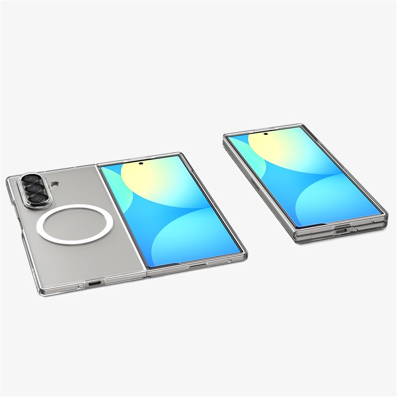 Funda AirSkin MagSafe Samsung Galaxy Z Fold 7 Clear White