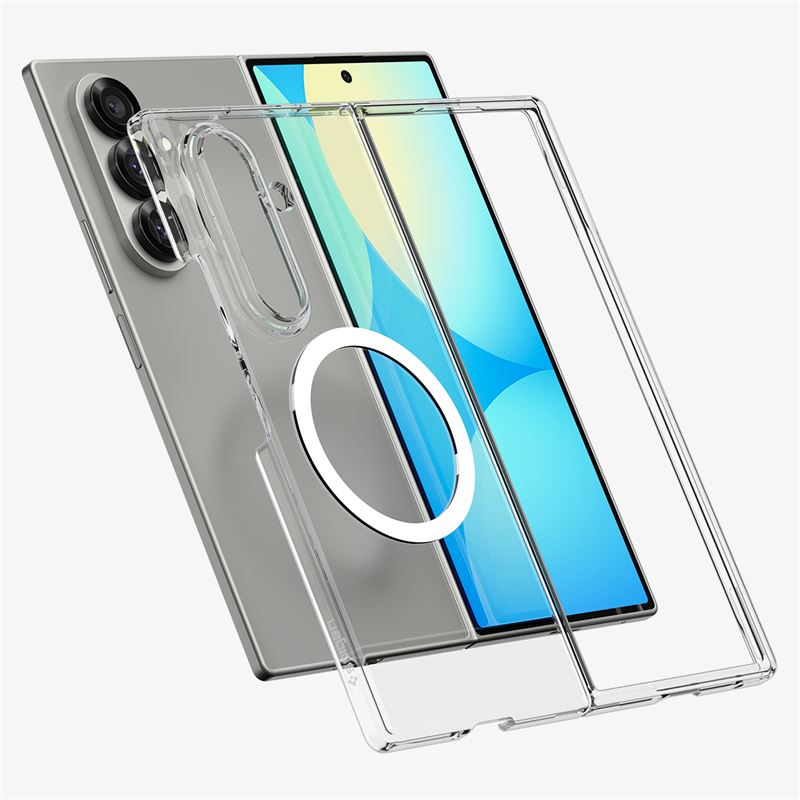 Funda AirSkin MagSafe Samsung Galaxy Z Fold 7 Clear White