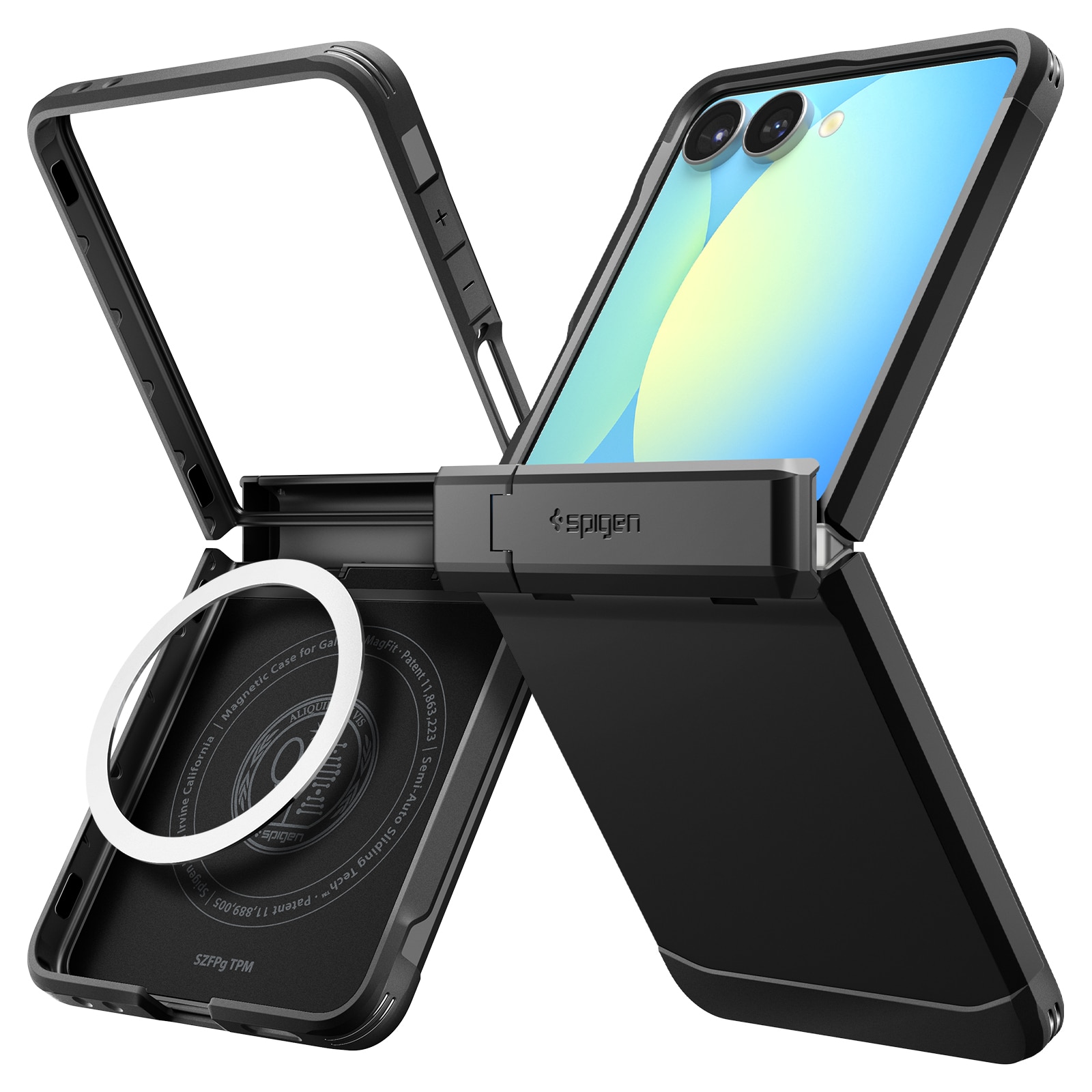 Funda Tough Armor Pro MagSafe Samsung Galaxy Z Flip 7 Black