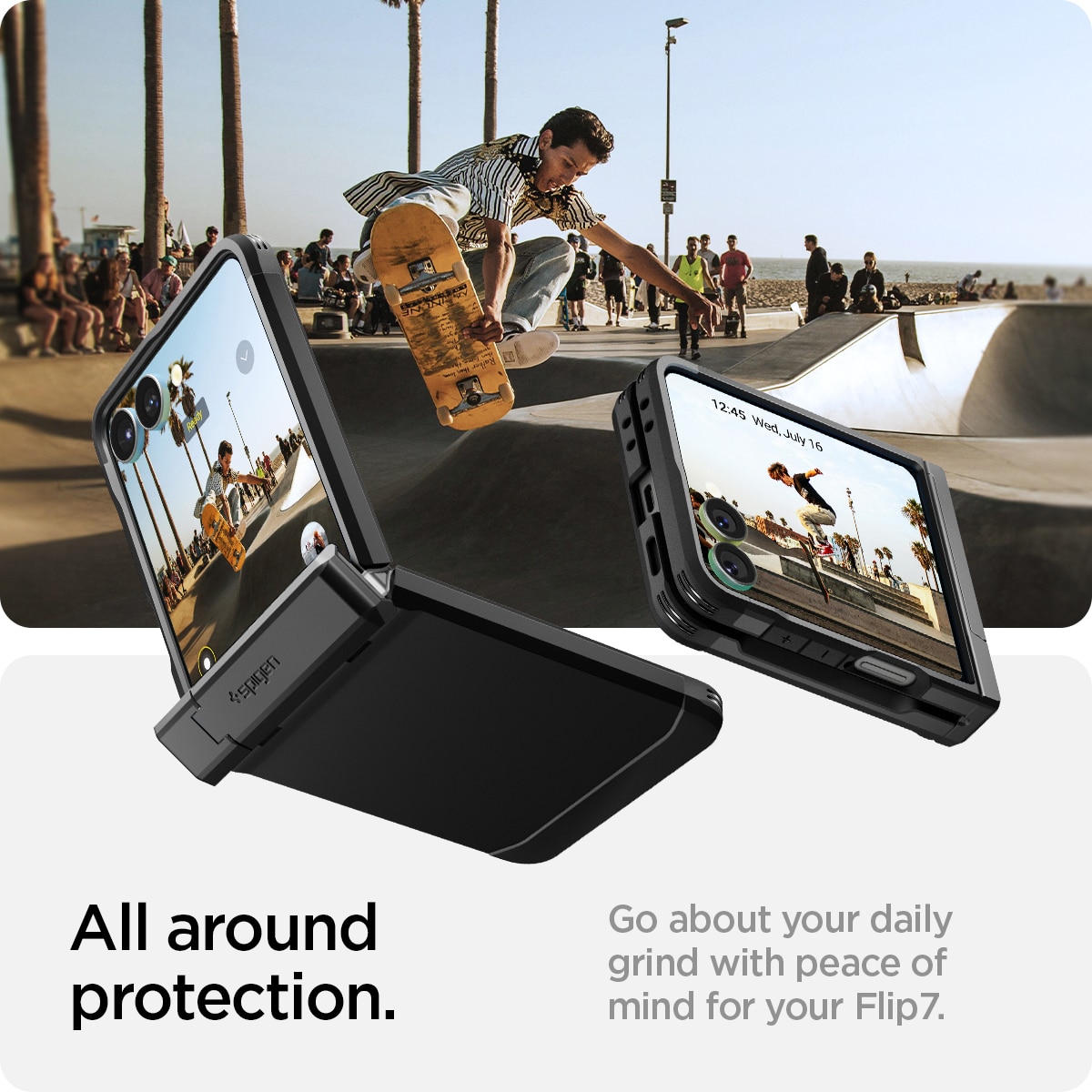 Funda Tough Armor Pro MagSafe Samsung Galaxy Z Flip 7 Black