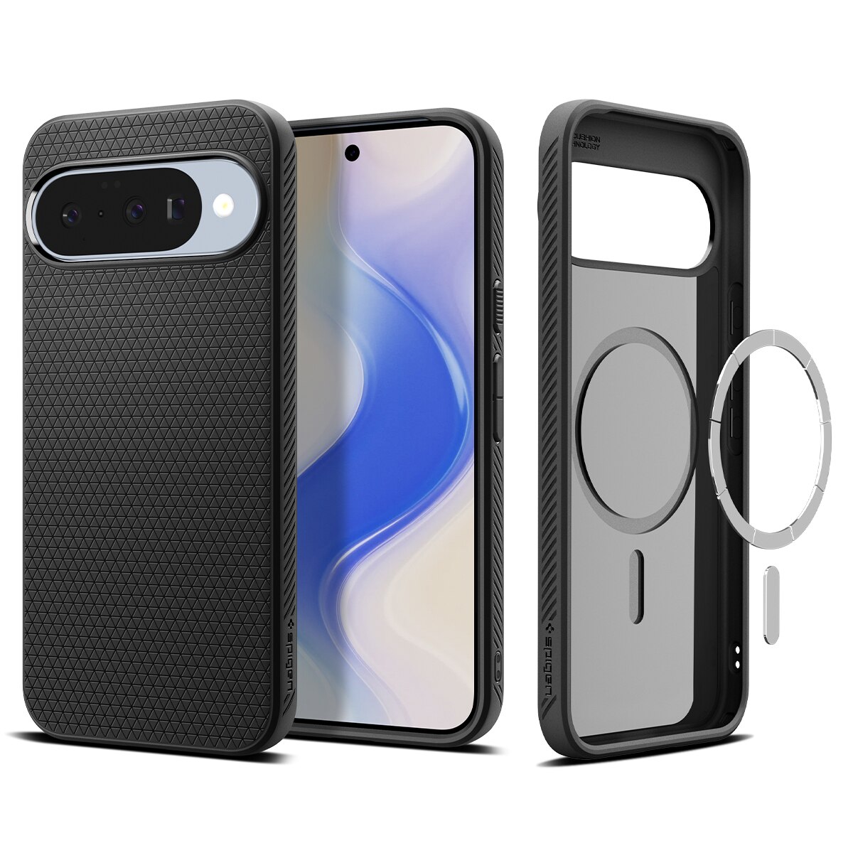 Funda Liquid Air MagSafe Google Pixel 10 Pro Matte Black