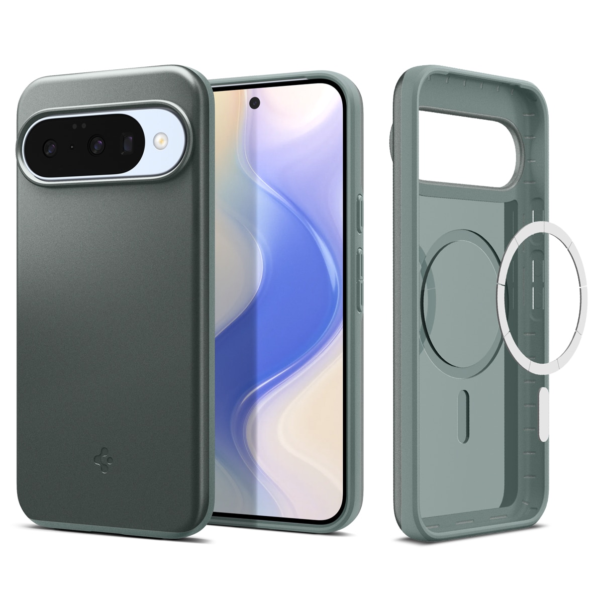 Funda Thin Fit MagSafe Google Pixel 10 Pro Sage Green