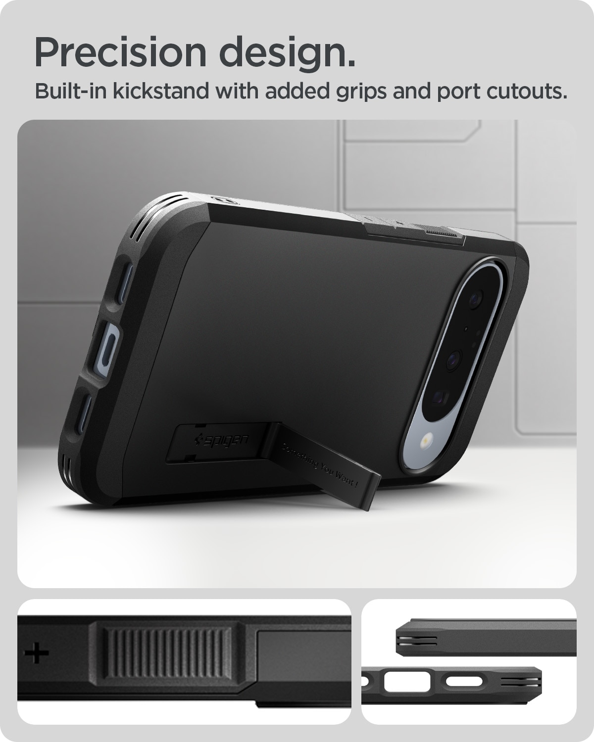 Funda Tough Armor MagSafe Google Pixel 10 Black